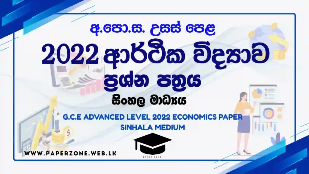 2022 al economics paper sinhala medium